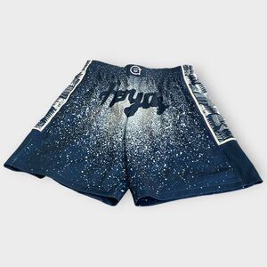 Mitchell & Ness Georgetown Hoyas NCAA Spray Paint Swingman Shorts Mens L New